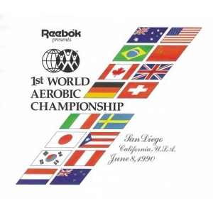 Logo World Aerobic Championship 1990