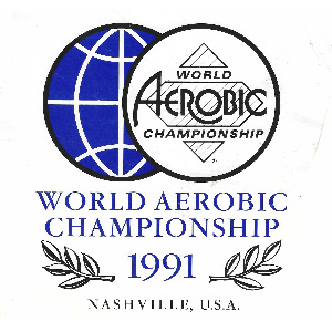 Logo World Aerobic Championship 1990