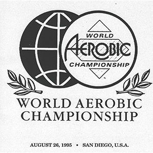 Logo World Aerobic Championship 1990