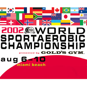 Logo World Aerobic Championship 1990